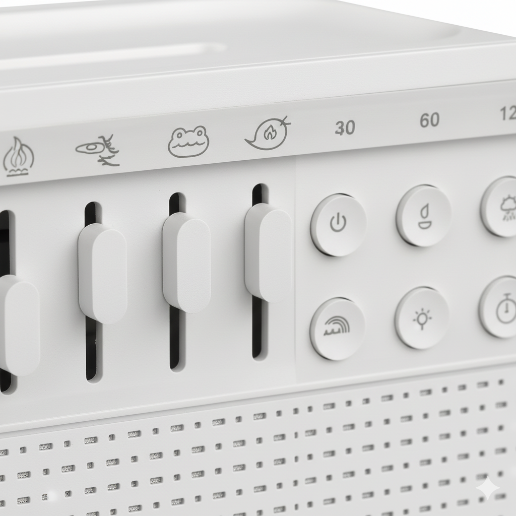 White Noise Machine & Night Light Humidifier Speaker