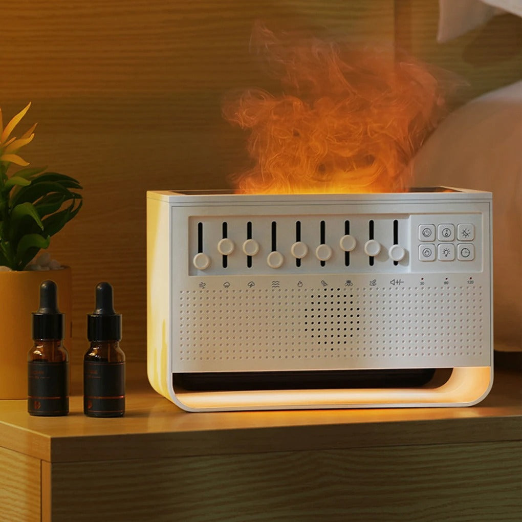 Portable White Noise Sleep Machine with Night Light