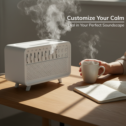 White Noise Machine & Night Light Humidifier Speaker