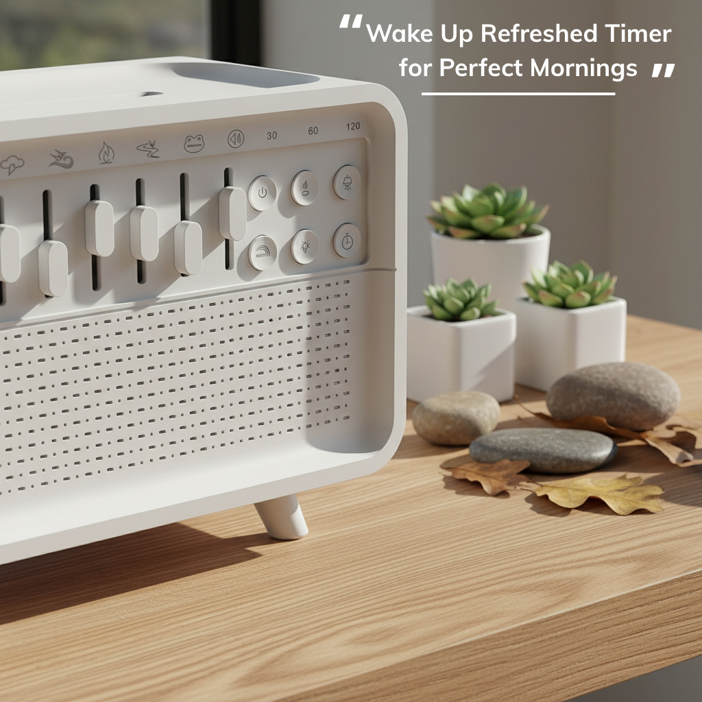 White Noise Machine & Night Light Humidifier Speaker