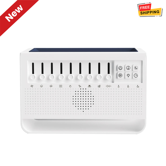 Portable White Noise Sleep Machine with Night Light
