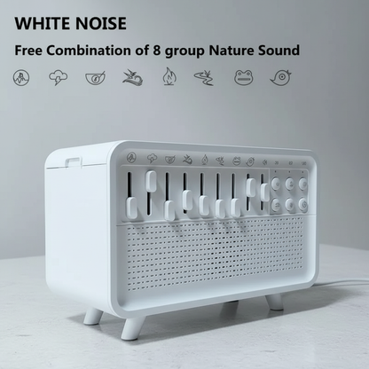 White Noise Machine & Night Light Humidifier Speaker