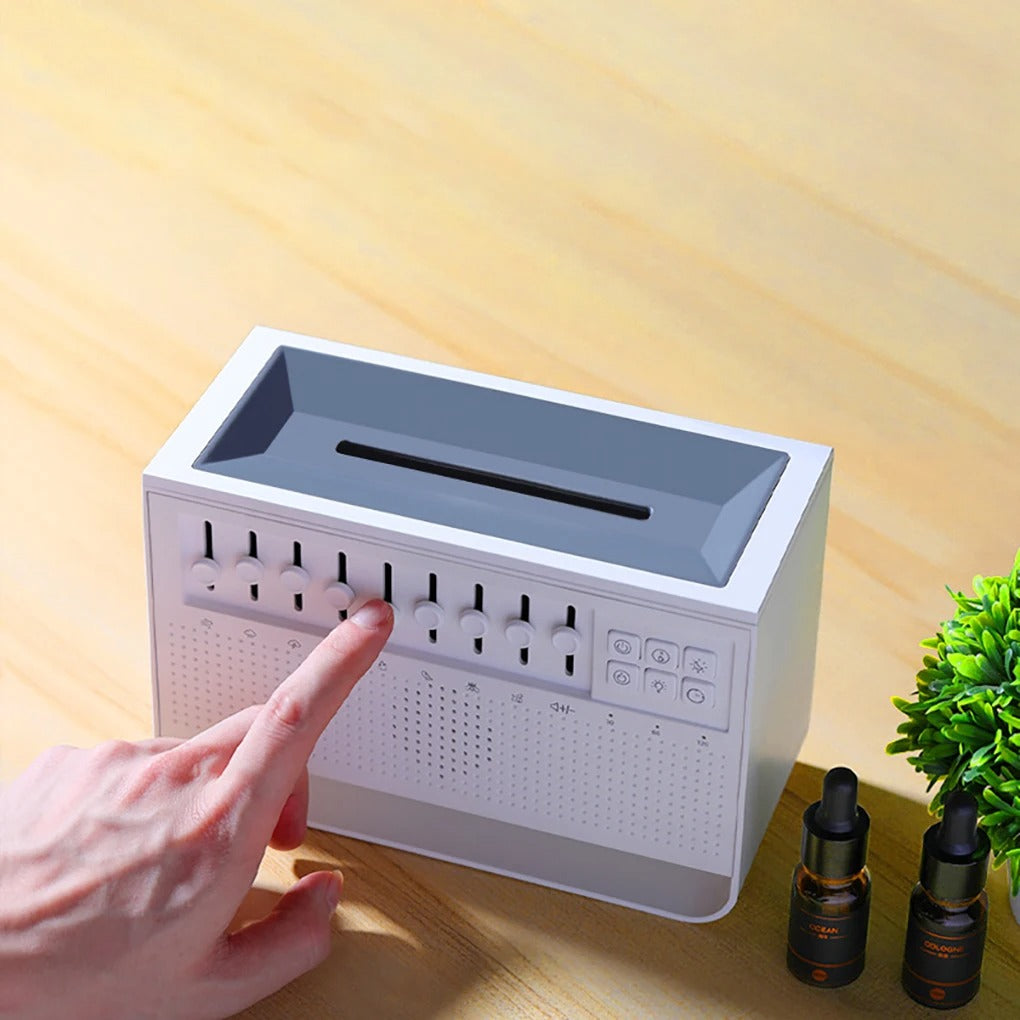 Portable White Noise Sleep Machine with Night Light